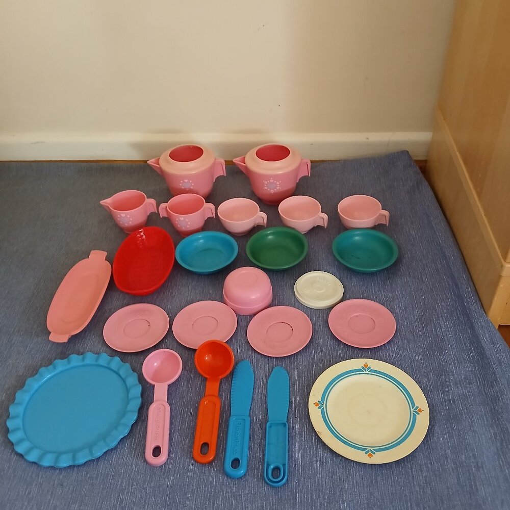 Fisher Price Dishes x 24 Used